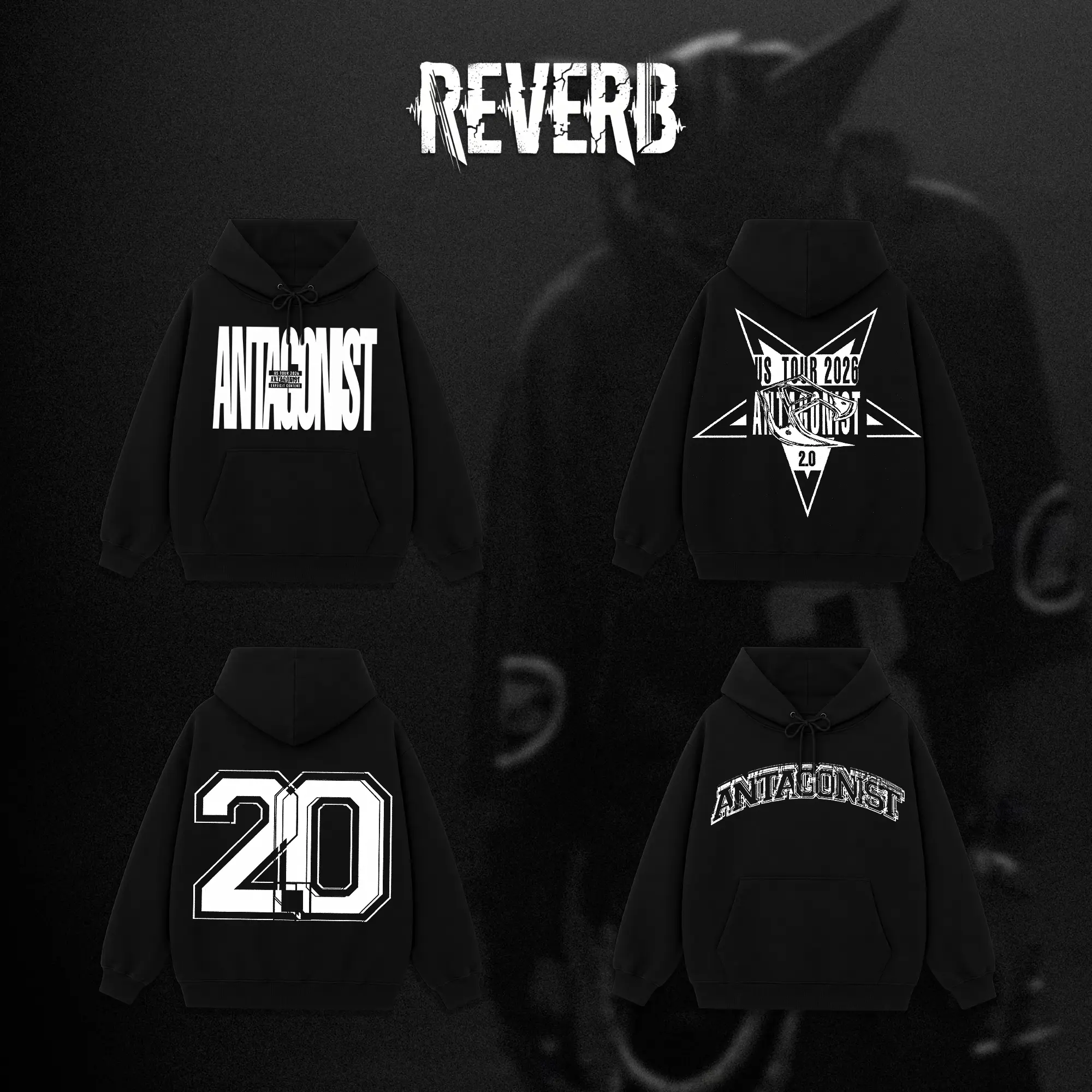 [REVERB] Antagonist X Carti DTG T-Shirt, Underground Hip Hop Music Tee, Rap Album Release Inspired Streetwear Graphic Print Menswear