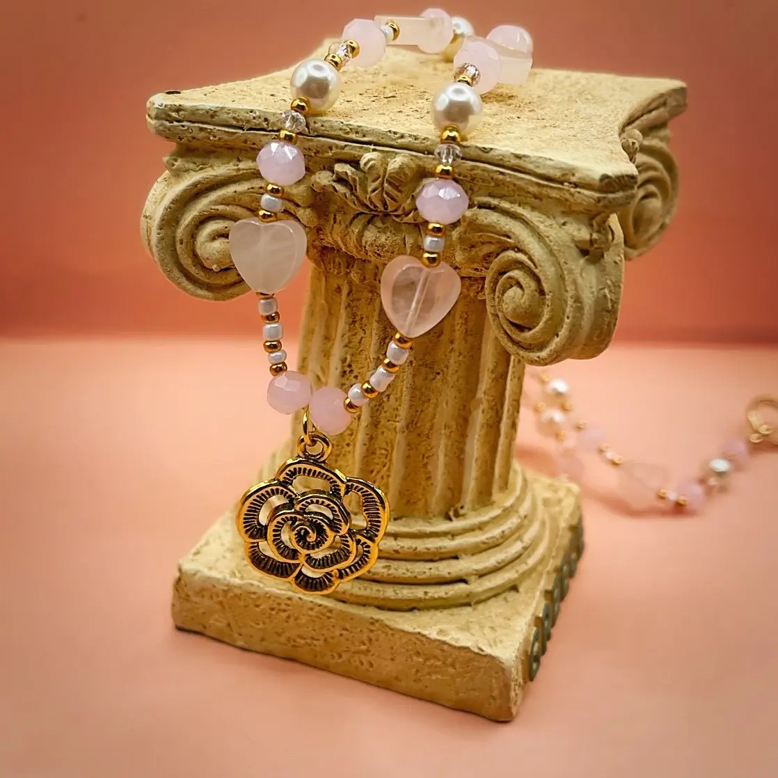 Golden Rose - Aphrodite Necklace Engagement Female