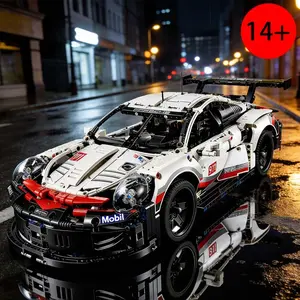 1:10 Technology Super Car Building Blocks Racing Car New Assembly Model Creative Gift For Kids Adults Christmas Birthday