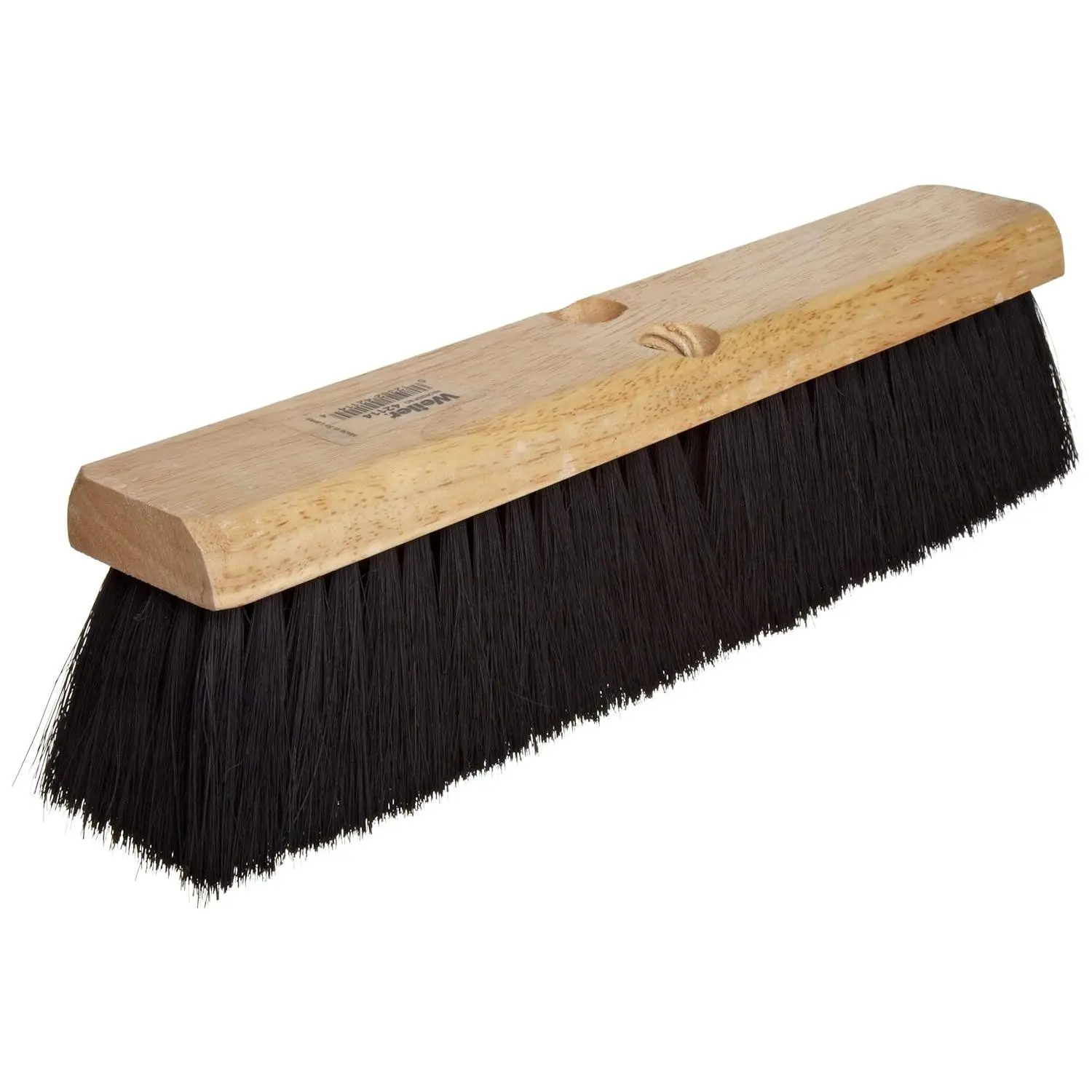 42006 16" Block Size Black Tampico Fill Medium Sweep Floor Brush
