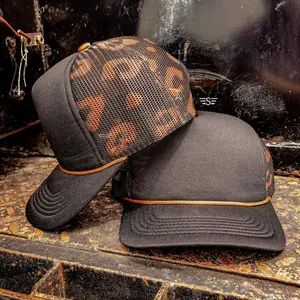Leopard Printed Mesh Back Magna Pony® Cap