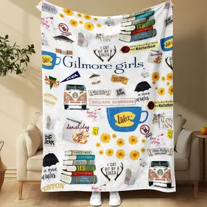 Gilmore Girls Themed Blanket, 1 Count Soft Comfortable Throw Blanket, Comfy Bedding Blankets, Warm Napping Blanket For Home Office Travel Camping