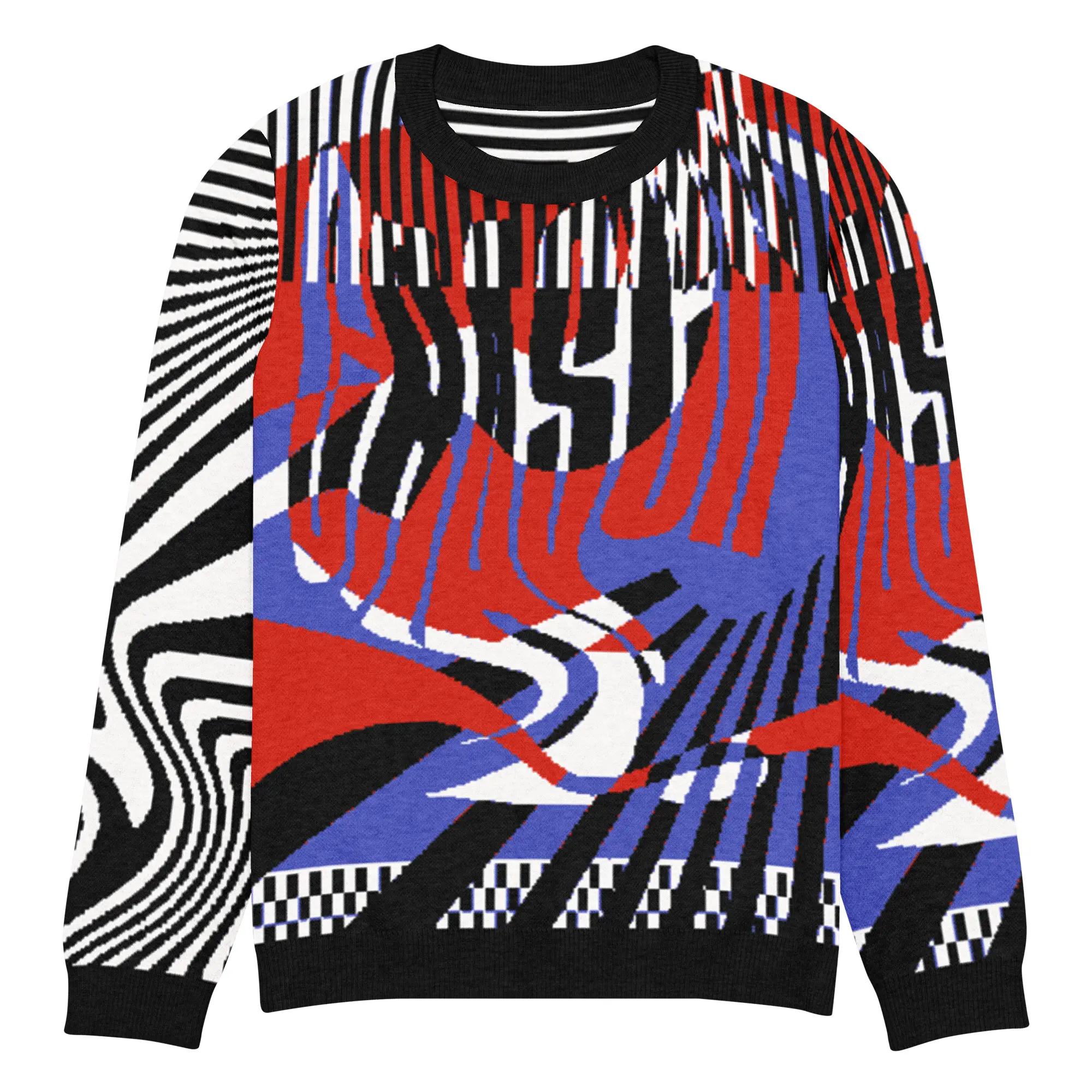 The Crasch Unisex Knit Pullover Crew Neck Sweater