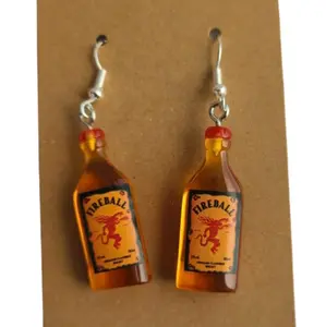 Earrings, Beer Earrings, Fun Earrings, Whiskey Earrings