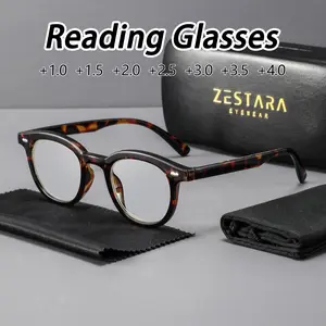 Women's Rivet Cat Eye Round Full Frame Reading Glasses, Trending Eyeglasses, Vintage Fashion Presbyopic Eyeglasses, Versatile Elegant Frames for Office Use, High Quality Eyewear