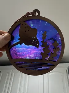 Stingray Suncatcher for Sunny Window