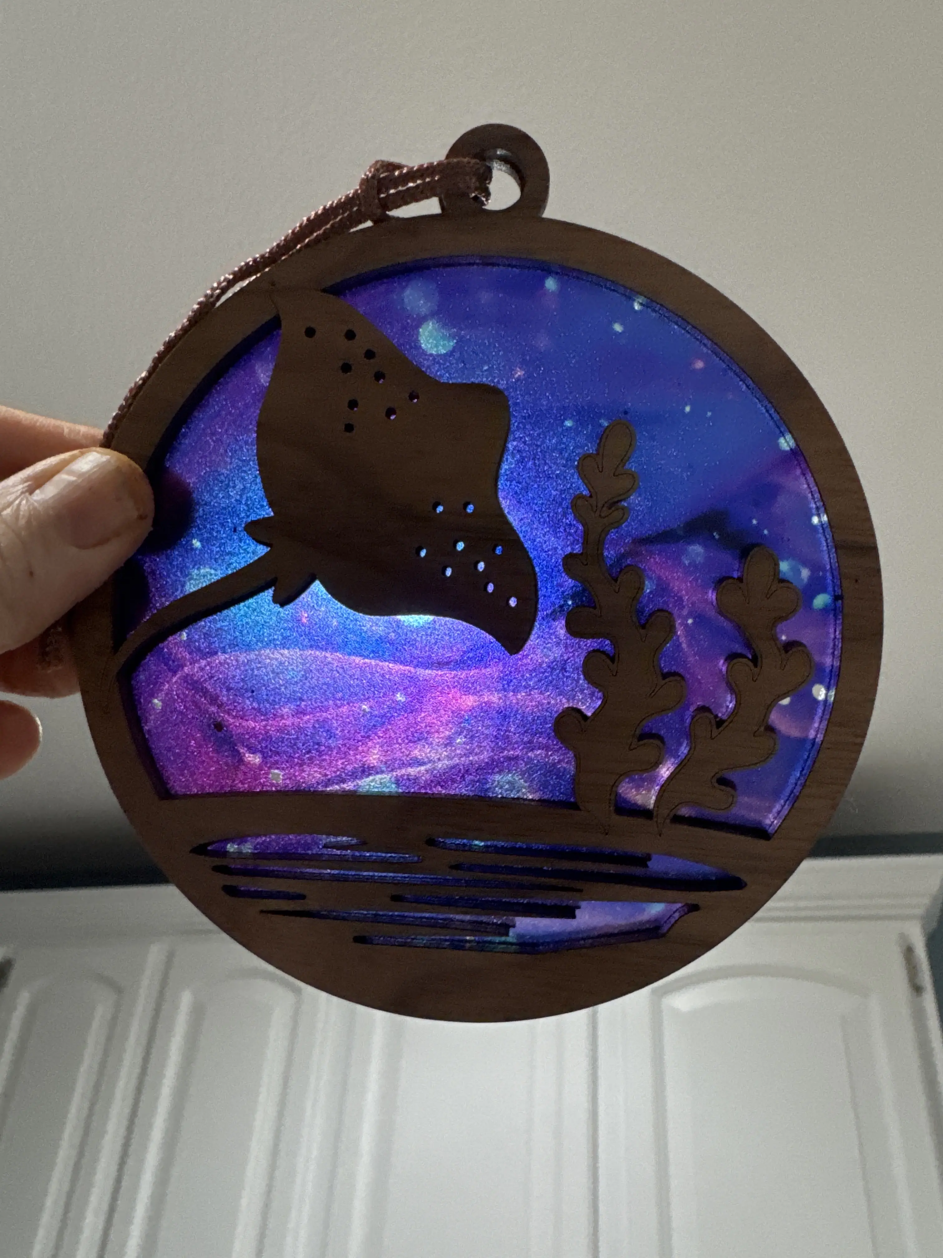 Stingray Suncatcher for Sunny Window