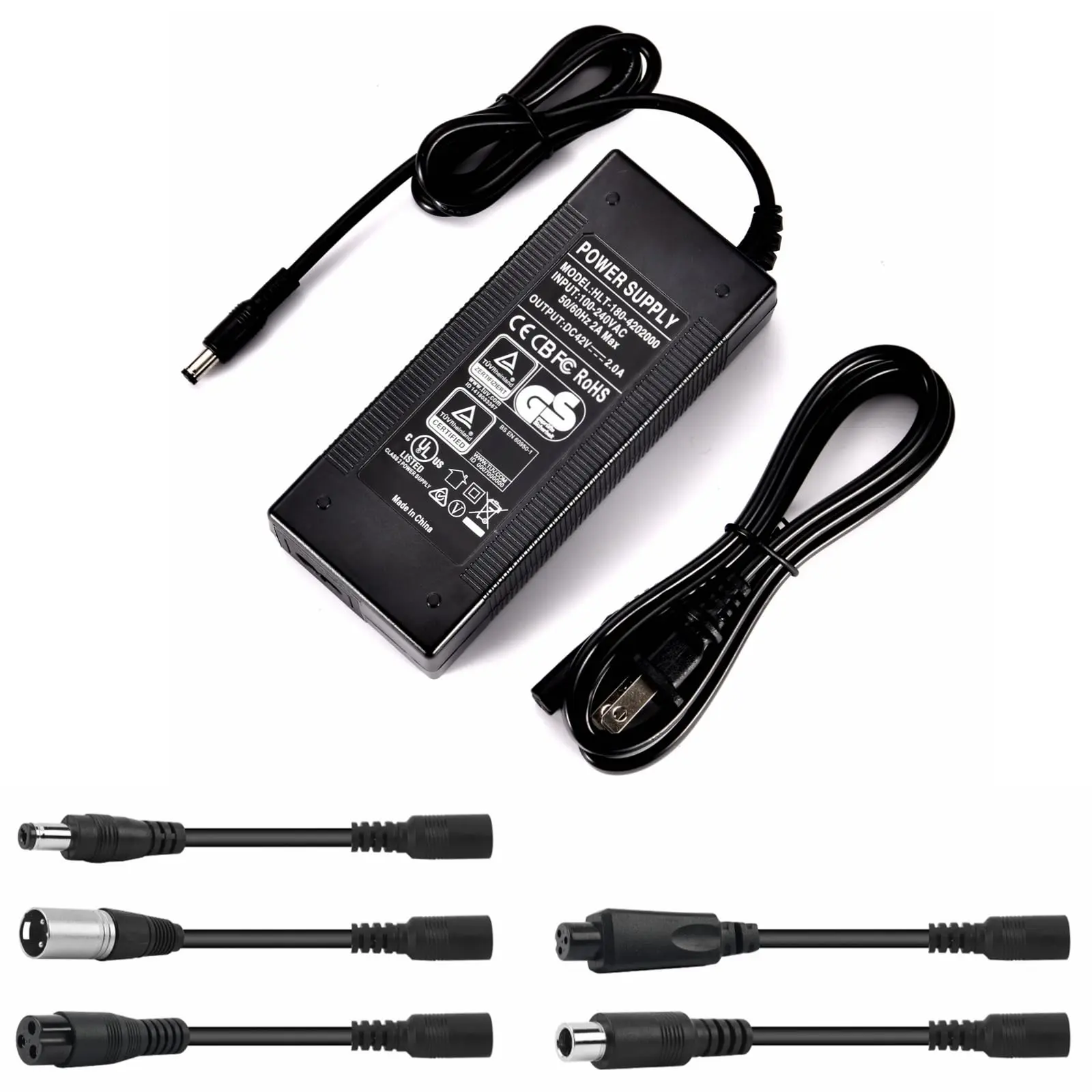 42v 2a Ul Electric Scooter Charge 6plugs For Gotrax Hover-1 Volpam V1 Spro Max