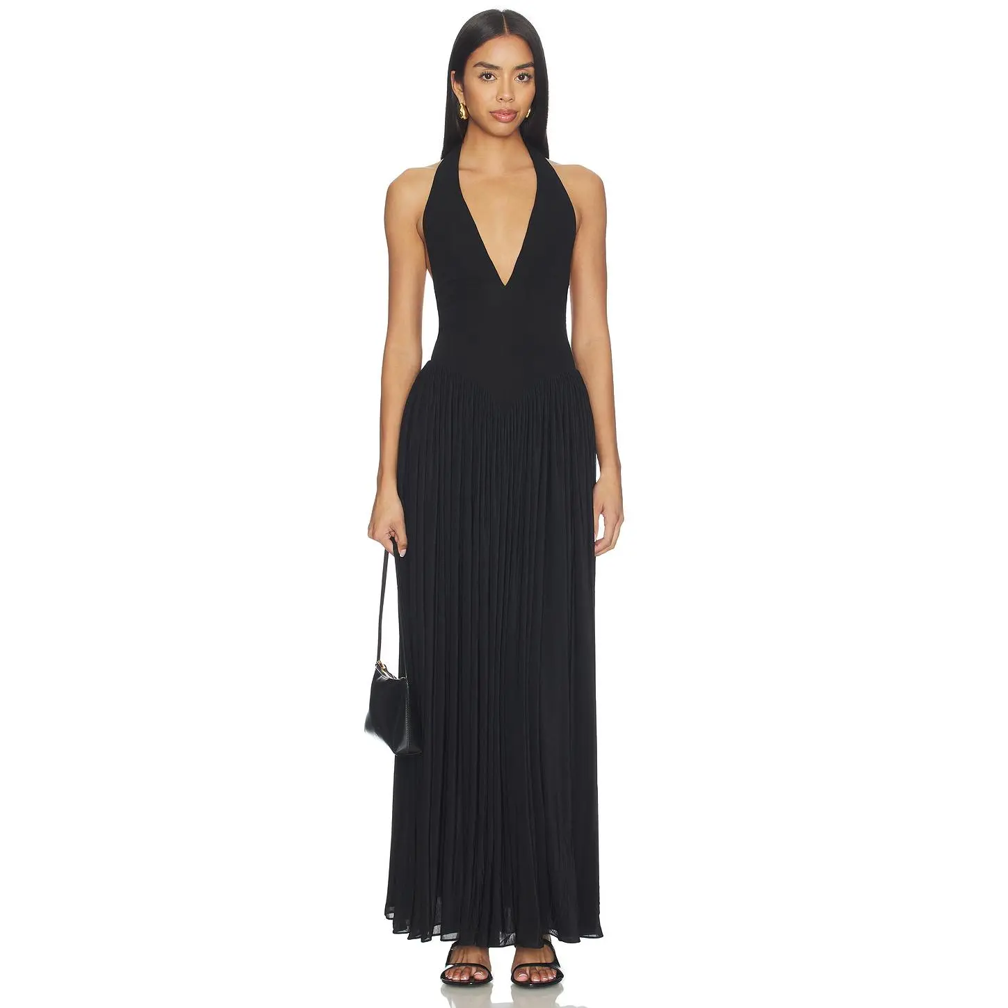MISHA The Ophelia Jersey Dress in Black