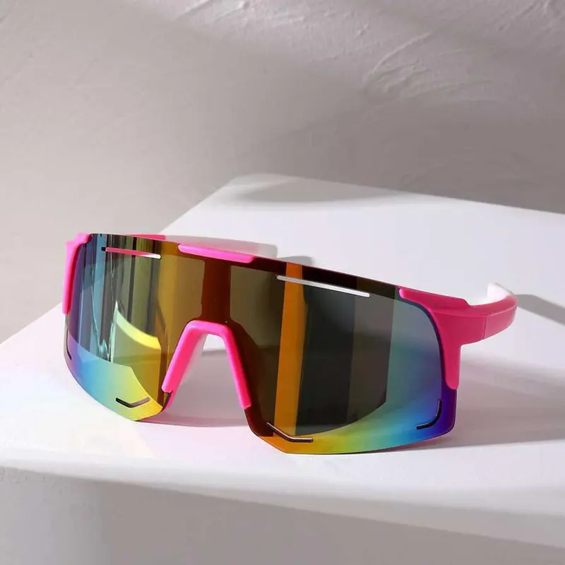 Unisex Street Style Ombre Frame Sunglasses (1 Pair), Trendy Sporty Sports Cycling Sunglasses for Outdoor Activities, Fashionable Eyewear for Men & Women, Biking Sunglasses, Mountain Bike Glasses