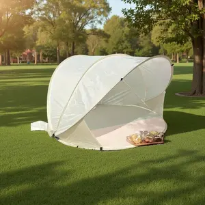 2-3 Person Instant Setup Camping Tent - One-Second Quick Deployment, Lightweight Portable Outdoor Shelter With Rainfly, UV & Wind Protection For Camping, Beach, Backpacking - Easy Setup Button-Like Mechanism