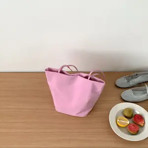 Unique nylon tote bag for women, large capacity, 2026 new model bucket bag, lightweight commuter shoulder bag for women, Mother's Day gift