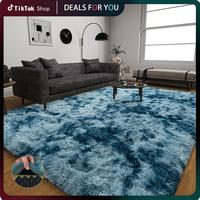 Tie-dyed peacock blue