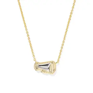 Kendra Scott Metal Cheer Pendant Necklace - Gold/Silver