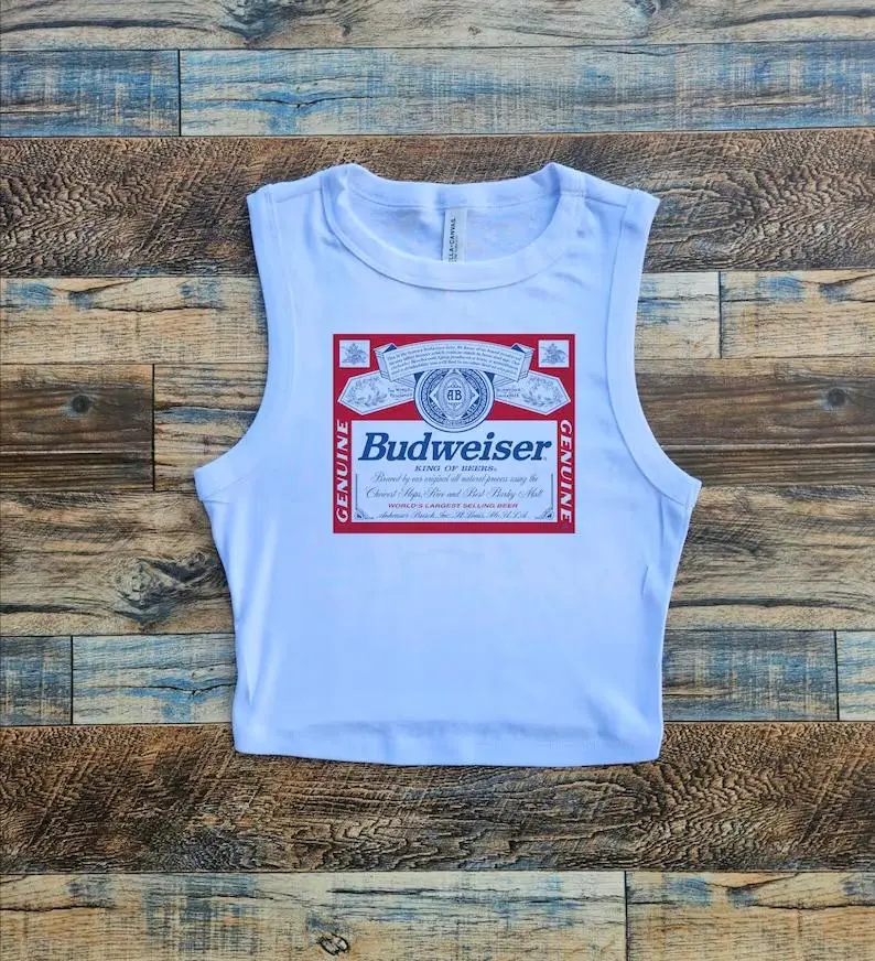 King of beer crop top, bud tshirt, ladies bud tshirt, king of beer shirt for woman, tank top, crop top, beer crop top 43