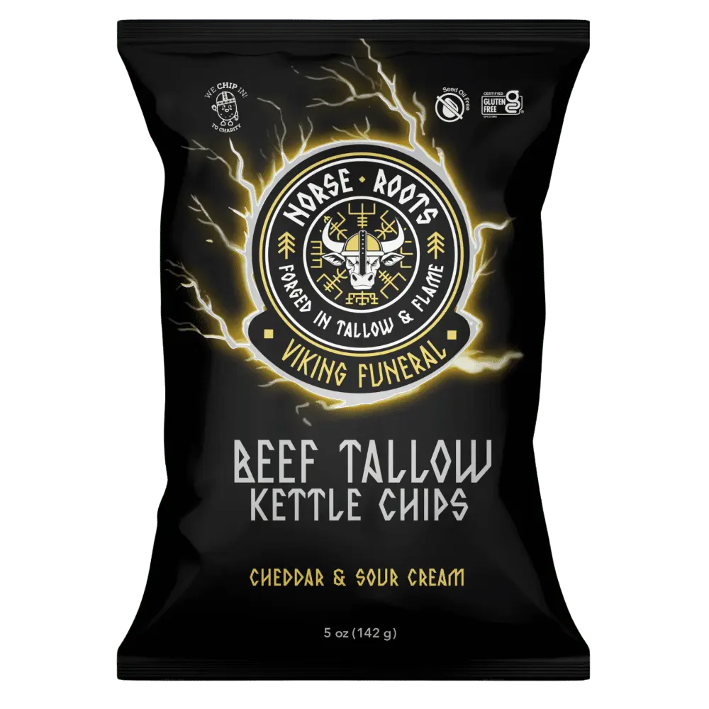 Viking Funeral - Beef Tallow Kettle Chips (6-Pack)