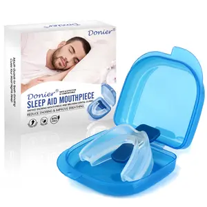 Anti Snoring Devices for Sleep,Adjustable Anti Snoring Mouth Guard –Prevents Grinding Teeth and Mouth Breathing, Sleeping Snore Stopper Sleep Apnea Mouthpiece Reusable Anti Snore Mouthpiece Device Fit for Snore Relief for Men and Women