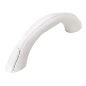 Attwood 2050-5 White Vinyl Grab Handle, Durable Grip Handle Sets for Door Hardware Applications