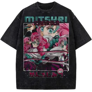 Mitsuri Kanroji Graphic Shirt, Demon Slayer Anime Vintage Shirt, Gift for Men, Gift for Women, Crew Neck T-shirt, Trending T-shirt