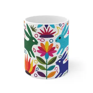 Otomi Iispired Ceramic Mug 11 oz.