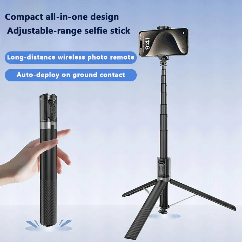 Selfie Stick with Wireless Remote, 69'' Cellphone Selfie Stick  Fill Light, for iPhone 16/15/14/14 pro/13/13 Pro/12/11/11 Pro/XS Max/XS/XR/X/8/7 and Android Smartphone(Upgrade) tiny tripod live streaming vlog