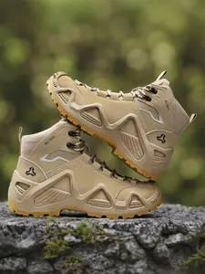 Men's Outdoor Hiking Shoes 2026 New Spring Waterproof Anti-Slip Wear-Resistant High Top Tactical Boots, Desert Workwear Combat Boots