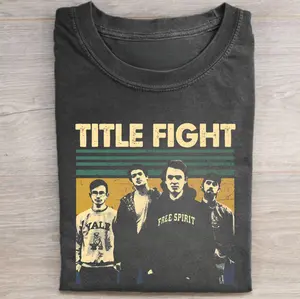 Vintage Title Fight Band Graphic Tee - Band Vintage Concert T-Shirt  - Short Sleeve Graphic T-shirt - Vintage 90s Graphic Clothing - Title Fight Merch - Gift Shirt - Music Tour Shirt Gift - Top Menswear Womenwear