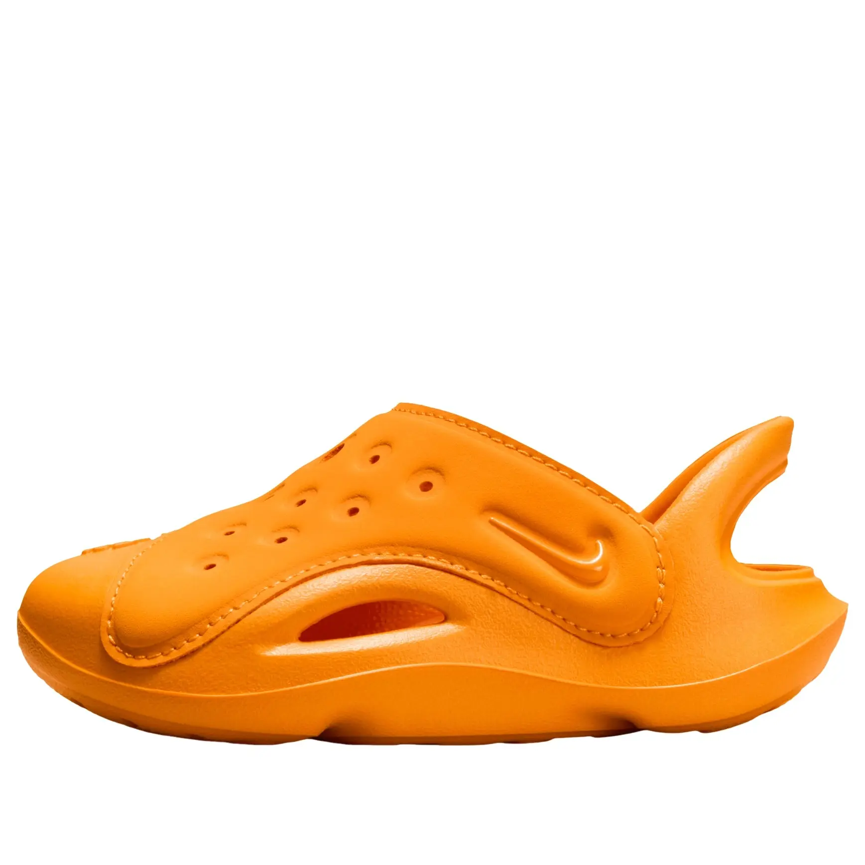 NIKE Toddler Walking Sneakers - Low-Top Kids' Trainers for 3-4 Years, Vibrant Orange Peel Design Swoosh Logo, Functional Sporty Chic Casual Boys' Footwear