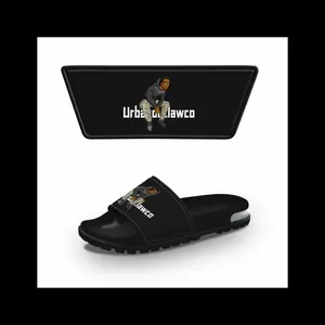 UOC Slides - Urban Outlawco Black Slide Sandals with Unique Design and Comfortable Fit for Everyday Wear