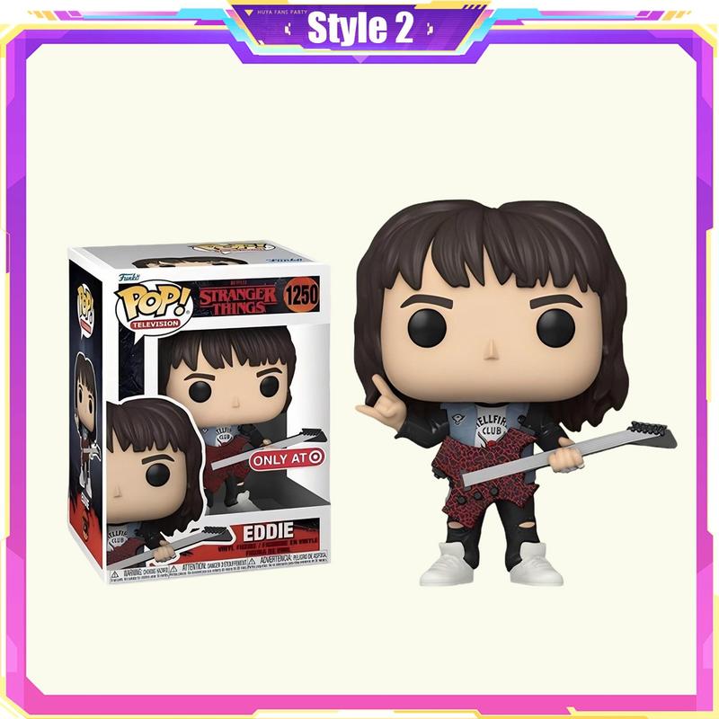 Stranger Things Series Funko Pop Style Q Version Action Figures, Collectible Figurines, Dustin Mike Steve Robin Collectible Toys, Perfect Gift for Fans