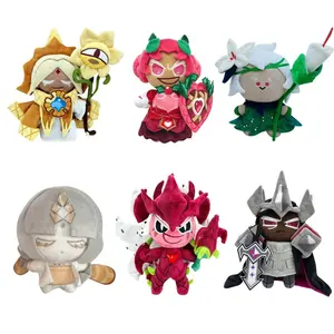 Cookie Run Kingdom Plush Shadow Milk Kingdom Pure Vanilla Cookie Toy White Lily Cookie Run Kingdom Plushie Merch Doll