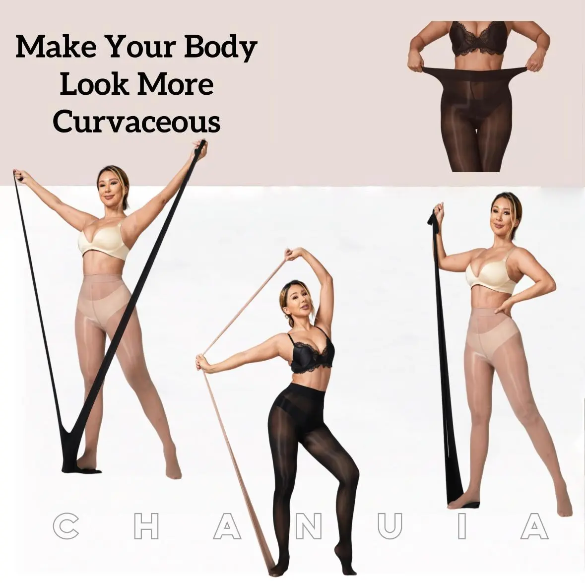 Plus Size Sheer Tights for Women (2-Pair), 20D Plain Glossy Nylon Elastane with a High-Stretch, Snag-Resistant Shaping Fit, Valentines Day, Everyday Wear