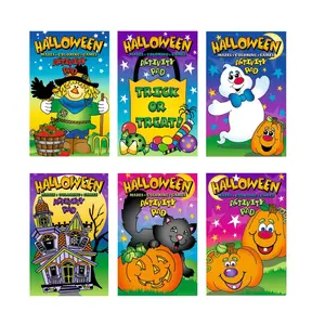 5" x 7" Halloween Classic Coloring & Activity Paper Pads - 12 Pc.