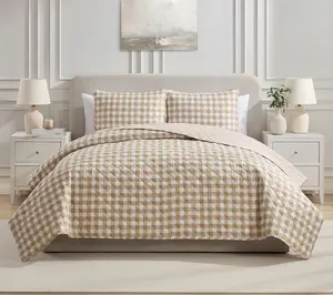 VCNY Home Gingham Microfiber Quilt Set, Full/Queen VCNY Home Gingham Microfiber Quilt Set, Full/Queen