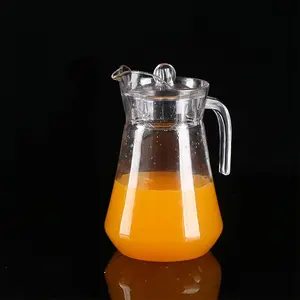 1pc, Clear Pitcher With Lid,  Duty Acrylic Water Pitcher, Large Drink Carafe, For Cold Beverges, Summer Drinkware