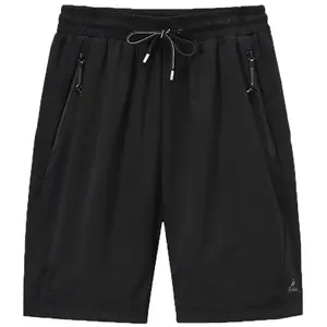Kyn Apparel Large Men's Shorts Mesh Elastic Summer Breeches 8XL 6XL Big Size Clothing Nylon Black Grey Spandex Sweat Shorts Plus Size Shorts
