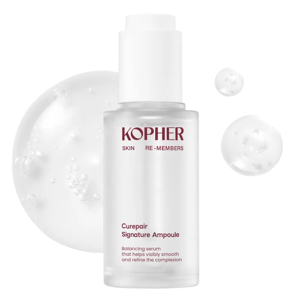[KOPHER Official] Signature Ampoule l EGF Serum, Korean Skincare, Dry Skin Hydration, Pore Care, Pore Elasticity Improvement, Skin Barrier Repair 1.69 fl.oz.