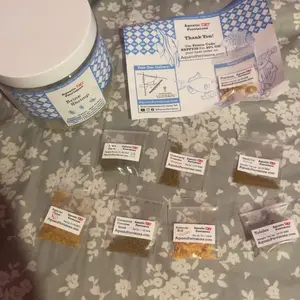 Brine Shrimp Cubes, Freeze Dried Fish Food for Freshwater and Saltwater Aquarium Fish