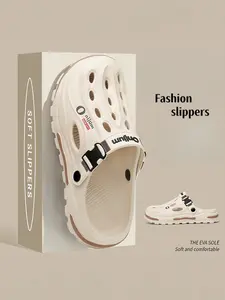 Unisex Hole Shoes, Thick Sole Fashion Slip-On, Indoor Outdoor Activities, Trendy Cool Slippers, Comfortable and Stylish Footwear