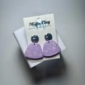 Polymer clay earrings