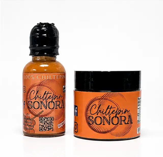 Chiltepin Hot Sauce + Dried Chiltepin Peppers .5oz Bundle - 100% Sonoran Mexican Chile Duo