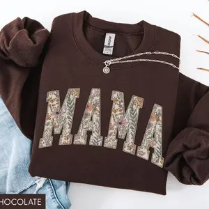 Mama Sweatshirt, Mama Sweater, Mama Floral Sweatshirt, Floral Mama, Cute Mom Sweatshirt, Trendy Mom Gift