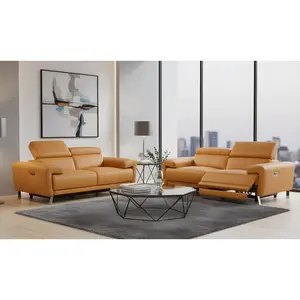 Klaussner Aurella Leather 2-piece Living Room Set