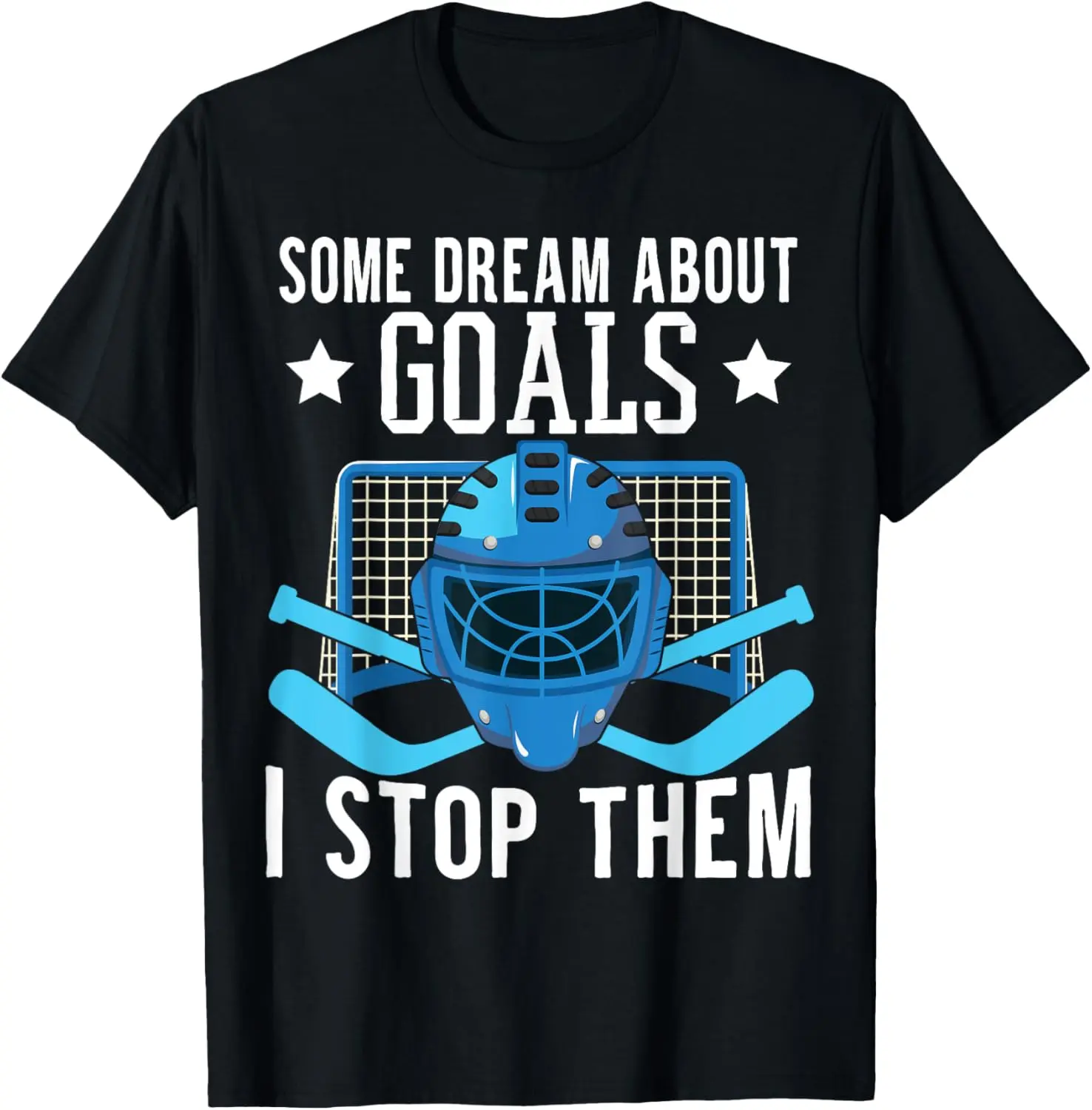 100% Cotton Ice Hockey Player Ice Hockey Goalie T-Shirt