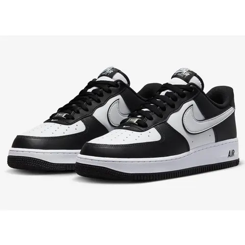 Nike Men's Air Force 1 "Panda" DV0788-001 Black/White Low Top Lace-Up Athletic Sneakers Trainers - Stylish, Streetwear Sneaker Style, Men's Shoes, Casual Wear, Authentic, New with Box