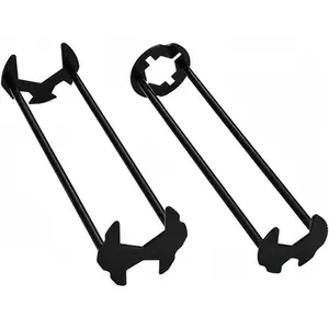 2 multifunctional basin wrench, sink wrench set 7 sizes universal sink pipe wrench, four-claw hexagonal wrench sink wrench faucet tool, suitable for kitchen bathroom home