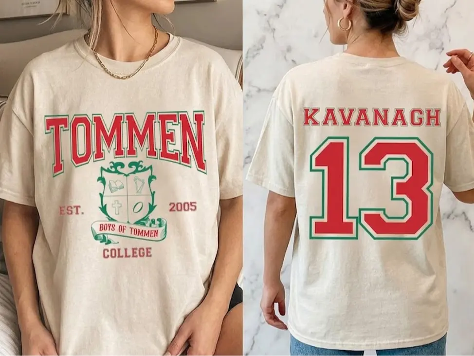 Boys of Tommen Shirt, Tommen College Shirt, Book Sweater, Bookish Merch, Bookish Gift Johnny Kavanagh Lynch Joey