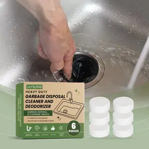 Home Kitchen Garbage Disposal Cleaning Tablets, Heavy Oil Cleaner, Gentle Degreasing Convenience, Easy-To-Use Household Waste Management
