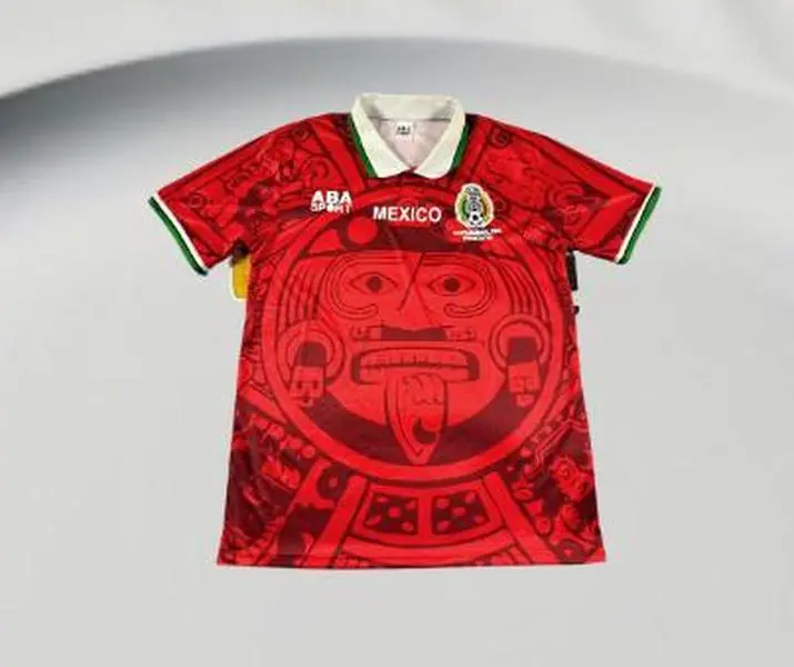 1998 World Cup Mexico Classic Retro Home Kit Short Sleeve Soccer Jersey usa jersey supplier Athletic Tops football jersey top football