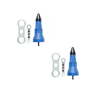 Electric Rivet Gun with Adaptor, Multifunctional Tool for Nut Riveting, Upgrade Your Electric Drill for Industrial & Household Use